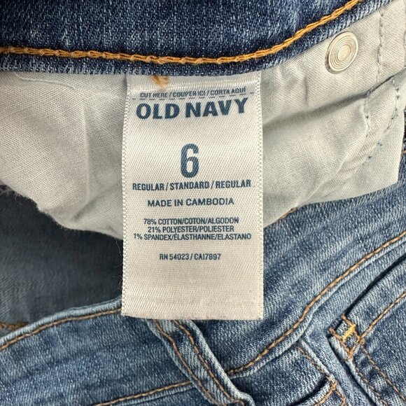 Old Navy The Diva Bootcut Women's size 6 Medium Wash Blue Denim jeans - Picture 4 of 5